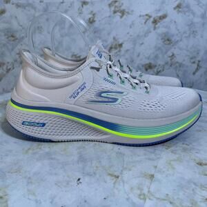 Skechers Go Run Elevate Slip Ins Women's Sz 8 Running Shoes Gray Comfort Sneaker